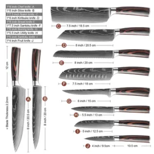 XITUO chef knife set