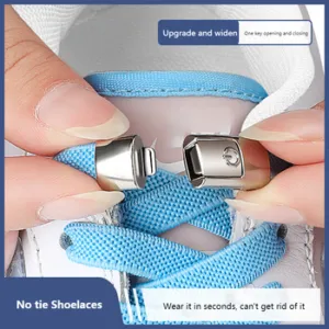 No Tie Shoe Laces with Press Lock