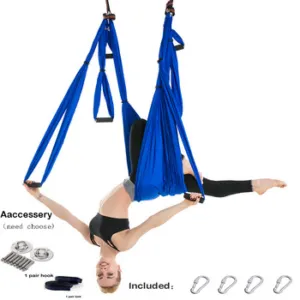 An anti-gravity yoga hammock