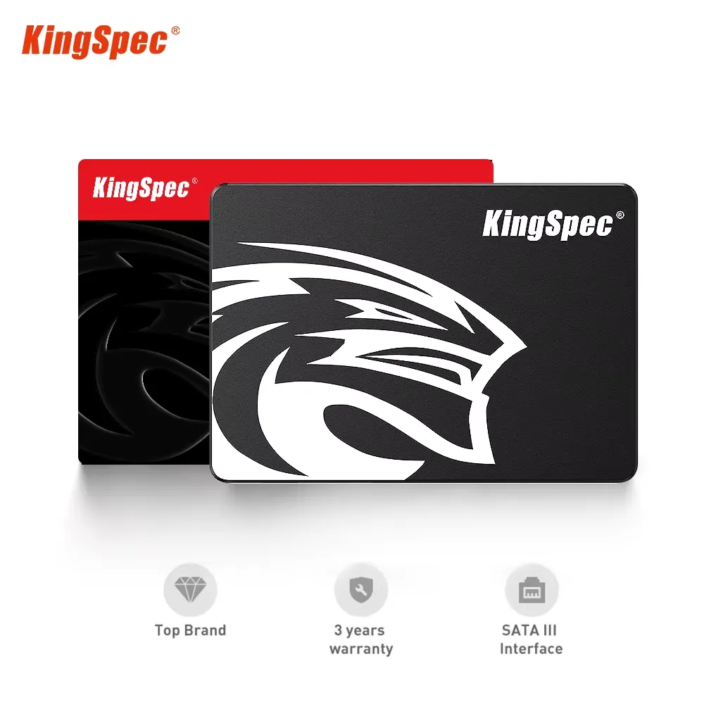 KingSpec SSD showcasing its sleek design and SATA III interface