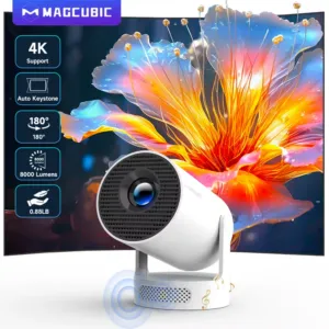 Magcubic Projector: 4K Support, 180° Projection, 67% Off