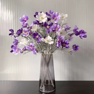 Elegant Artificial Chamomile Bouquet: Lifelike 60cm Silk Flowers