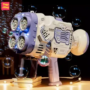 40-Hole Automatic Bubble Gun: Endless Fun for Kids & Parties